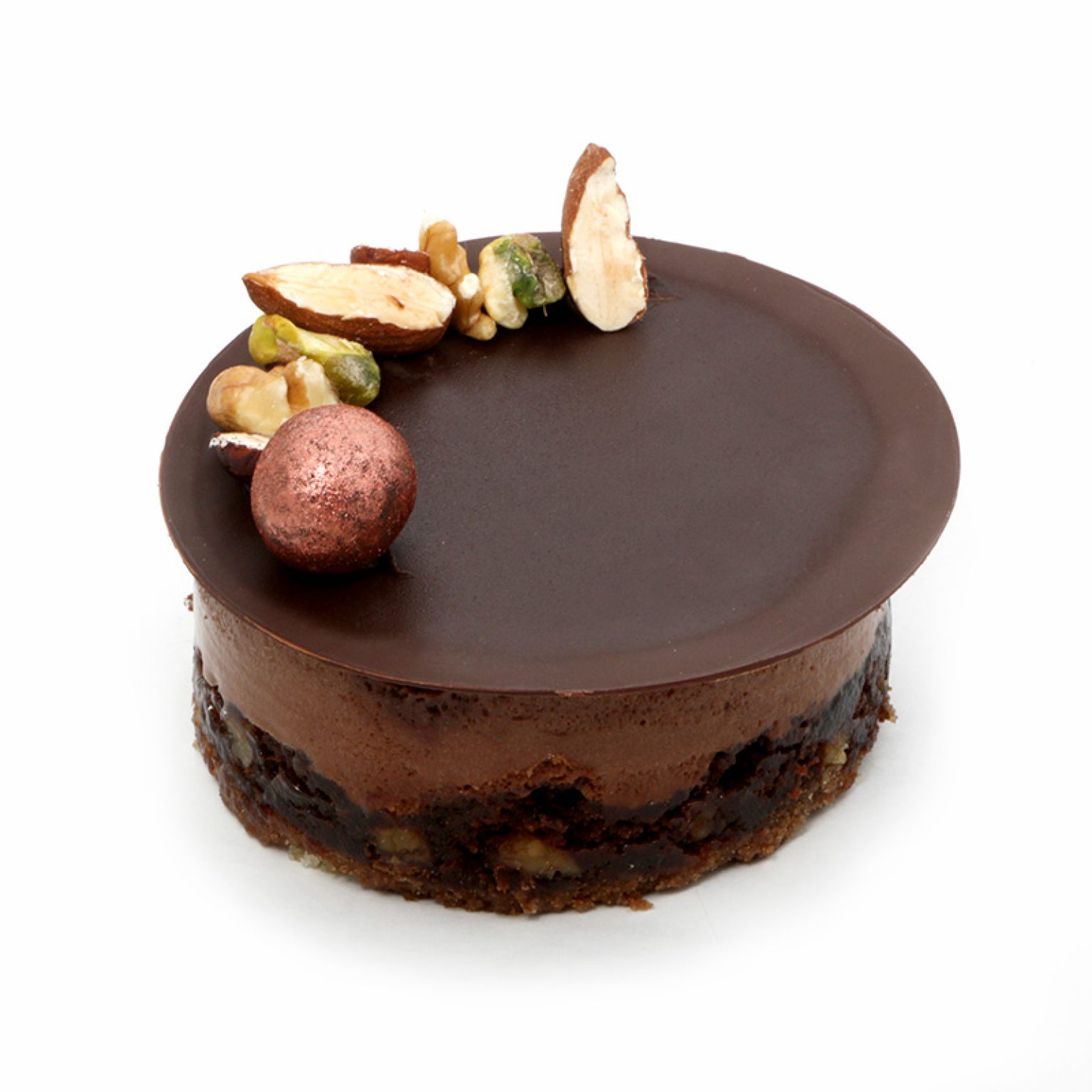 Individual Brownie y Mousse