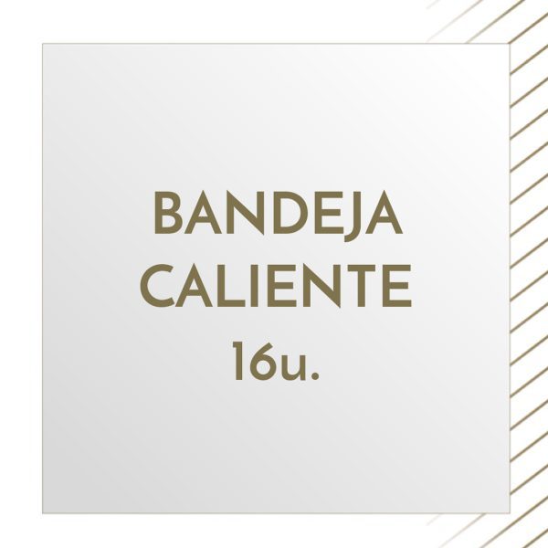 Bandeja Caliente x 16u. (chica)