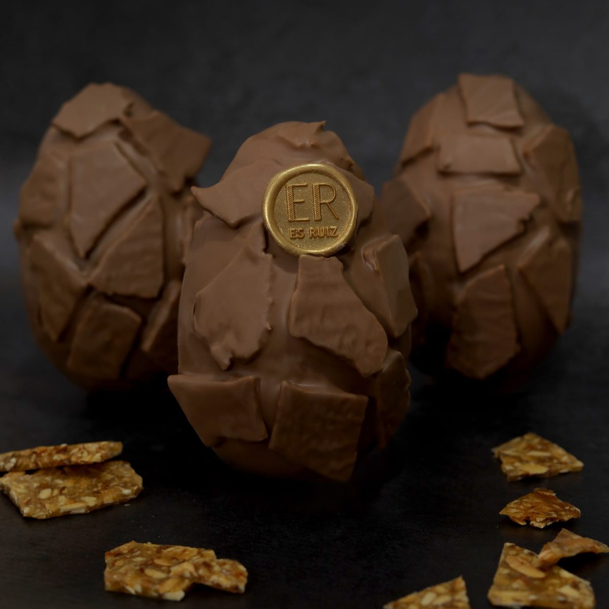 Huevo de chocolate "Crocante" de 250g - Imagen 2